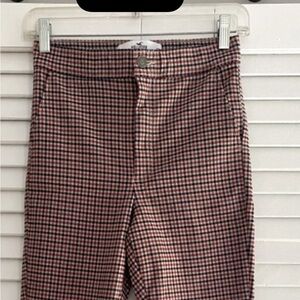 Hollister never worn checked pants